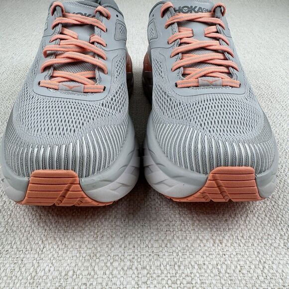 Hoka One One Bondi 7 Wide Running Shoes Women 10 D Harbor Mist Athletic Sneakers - Picture 3 of 15